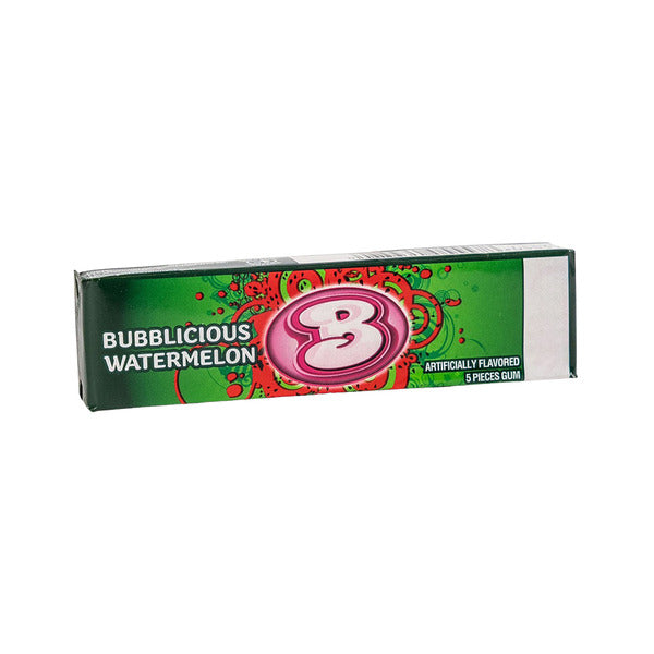 Gomme à bulles Bubblicious à la pastèque