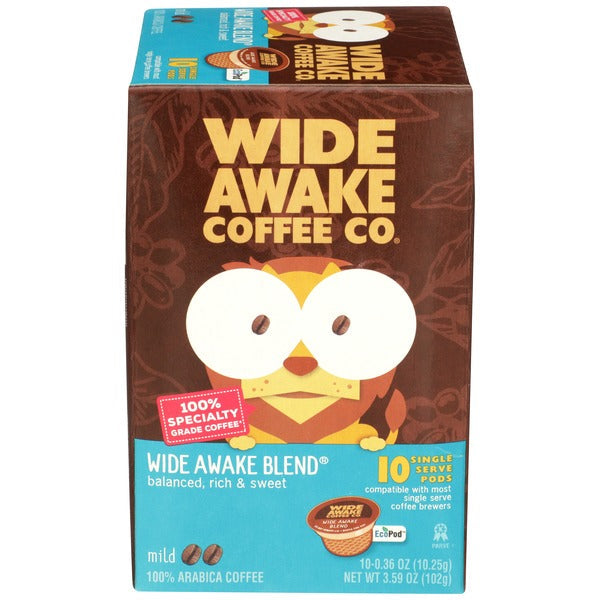 Cápsulas de Café 100% Arábica Mezcla Tostado Suave Wide Awake