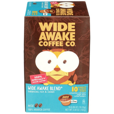 Wide Awake Mild Roast Blend 100% Arabica Coffee Pods