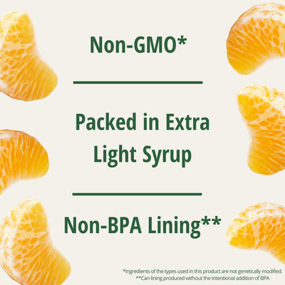 Del Monte No Sugar Added Mandarin Oranges, Canned Fruit
