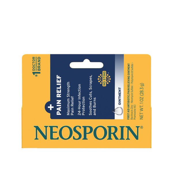 Onguent topique NEOSPORIN à action double pour soulagement de la douleur, 1 oz