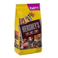 Paquet de bonbons au chocolat assortis Hershey's Miniatures, 35,9 oz
