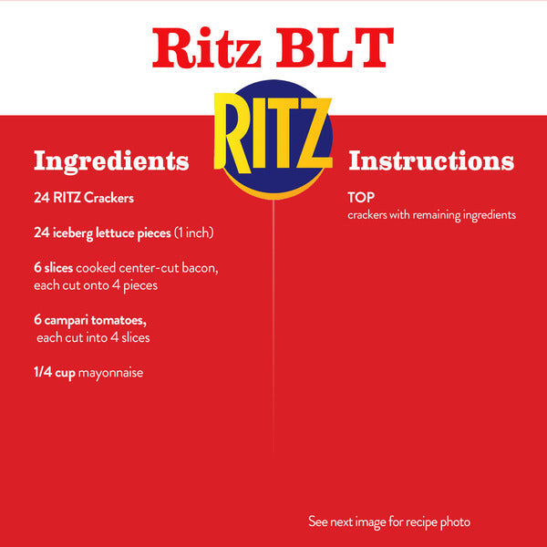 Ritz Fresh Stacks Everything Crackers - Paquets de Collation Multiples 11,8 oz