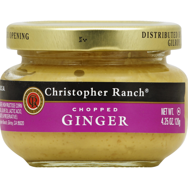 Christopher Ranch Chopped Ginger - Premium Quality