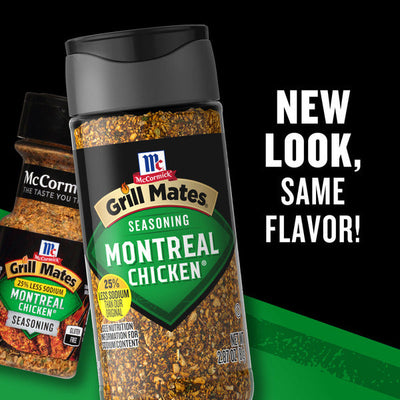 McCormick® Grill Mates Montreal Chicken Seasoning - 25% Less Sodium