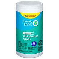 Lingettes désinfectantes Simply Done, parfum frais
