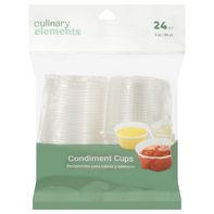 Tazas de condimentos de 2 oz de Culinary Elements