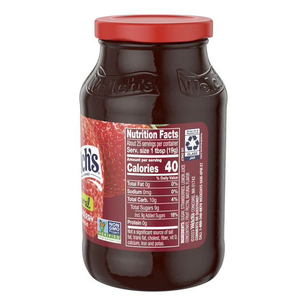 Mermelada Natural de Fresa Welch's