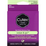 Toallitas Desmaquilladoras de Esmalte de Uñas Cutex - Desliza y Ve