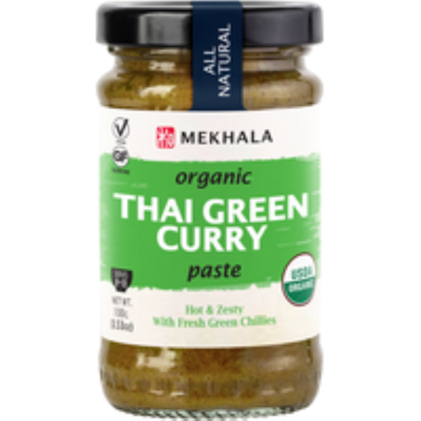Pasta de Curry Verde Tailandés Orgánica Mekhala