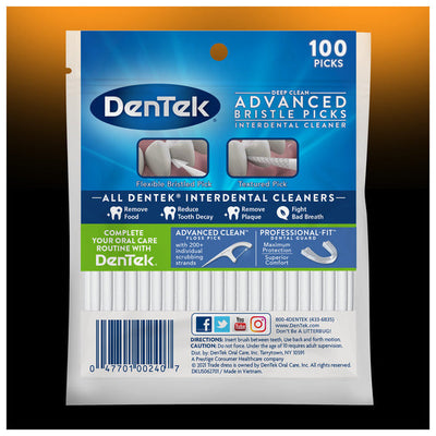 DenTek Interdental Cleaners - Deep Clean Advanced Bristle Picks
