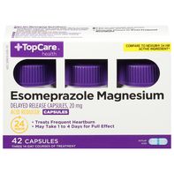 Capsules de magnésium d'esomeprazole TopCare, 20 mg
