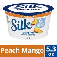 Alternativa de Yogur de Durazno y Mango Sin Lácteos Silk