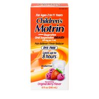 Motrin Ibuprofeno para Niños, Sabor a Baya