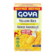 Mezcla de Arroz Amarillo Estilo Español Goya, Paquete Múltiple