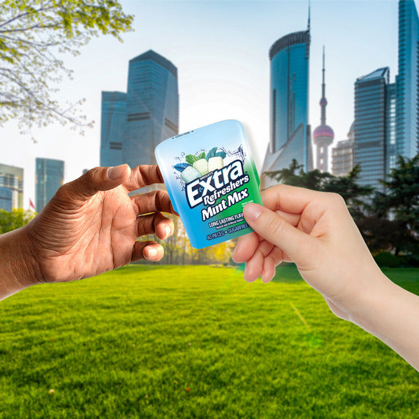 Extra Gum Refreshers Mint Mix Sugar Free Chewing Gum