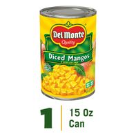 Mangos Diced de Calidad Del Monte en Jarabe Extra Ligero