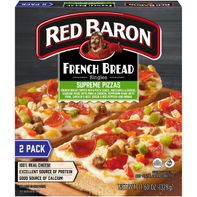 Pizzas suprêmes en singles de pain français Red Baron
