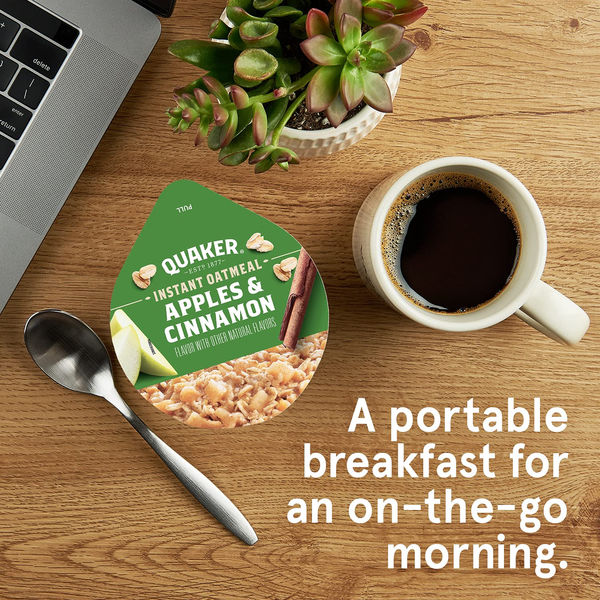 Avena Instantánea Quaker, Manzanas y Canela