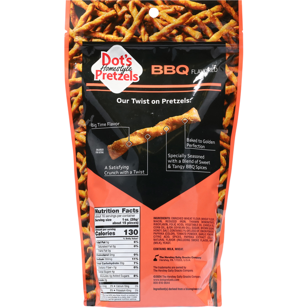 Torsades de bretzel au goût BBQ de Dot