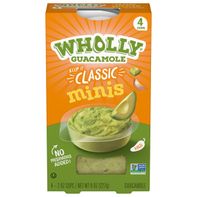 Wholly Guacamole Minis Classiques 4-Pack, 0,5 LB