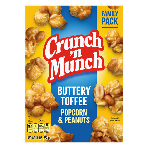 Crunch ‘n Munch Palomitas de Maíz con Toffee Mantecoso y Cacahuetes