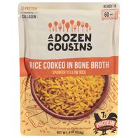 Arroz Español de A Dozen Cousins Cocido en Caldo de Huesos