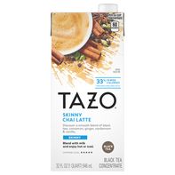 TAZO Tea Skinny Chai Latte Black Tea Concentrate
