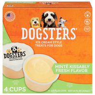 Dogsters Ice Cream Style Treats for Dogs, Mint Flavor
