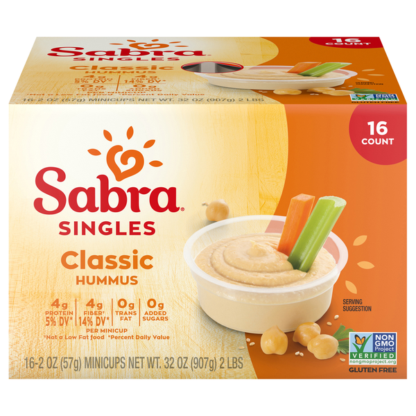 Sabra Classic Hummus Singles
