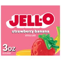 Mezcla de Postre Gelatinoso de Fresa y Plátano Jell-O