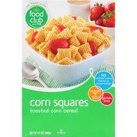 Food Club Toasted Corn Squares Cereal