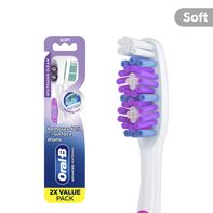 Cepillo de dientes manual Oral-B 3D White Vivid - Cerdas suaves