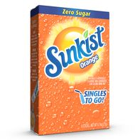 Bâtonnets de boisson Sunkist Orange, faible en calories