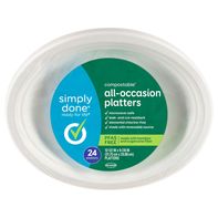Simply Done Compostable All-Occasion Platters