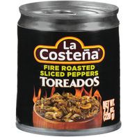 La Costeña Poivrons Tranchés Rôtis au Feu Toreados