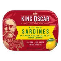 King Oscar Sardines in Lemon