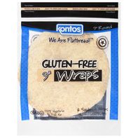 Wraps ronds sans gluten Kontos - 9 pouces