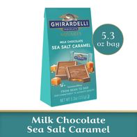 Ghirardelli Milk Chocolate Sea Salt Caramel Squares