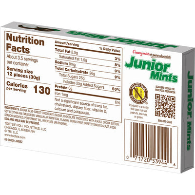 Junior Mints Chocolate Candies