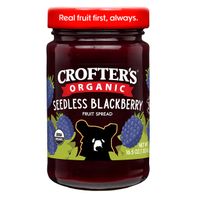 Crofter's Seedless Blackberry Premium Fruit Spread