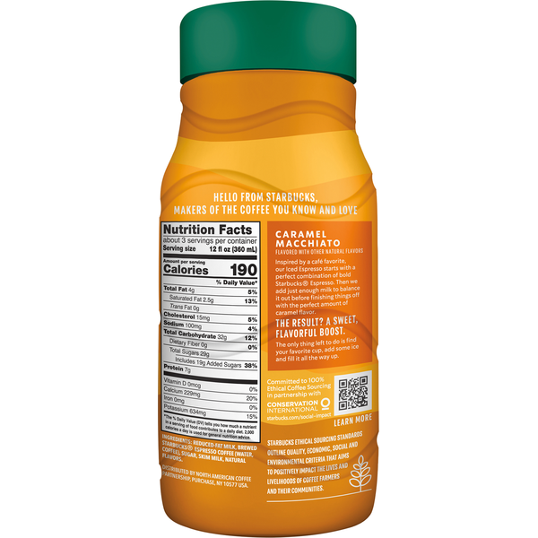 Starbucks Chilled Caramel Macchiato Espresso Beverage