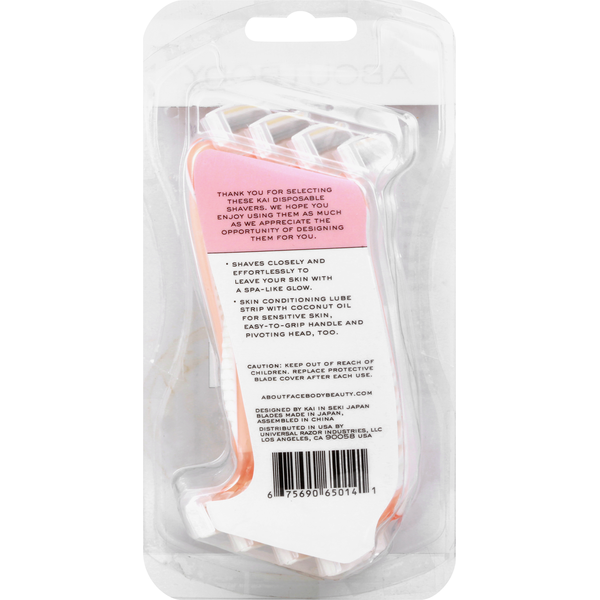 About Body Spa Shave, 3-Blade, Sensitive Razor