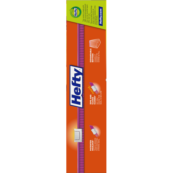Bolsas de Almacenamiento Hefty con Cierre deslizante