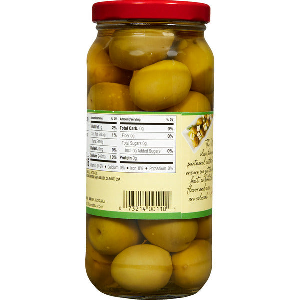 Olives vertes colossales Mezzetta Whole Fancy