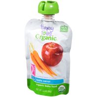 Tippy Toes Puré de Manzana y Zanahoria Orgánico para Bebés