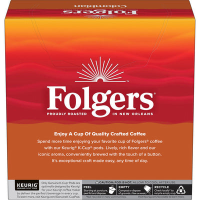 Folgers Colombian Coffee, Medium Roast K-Cup Pods