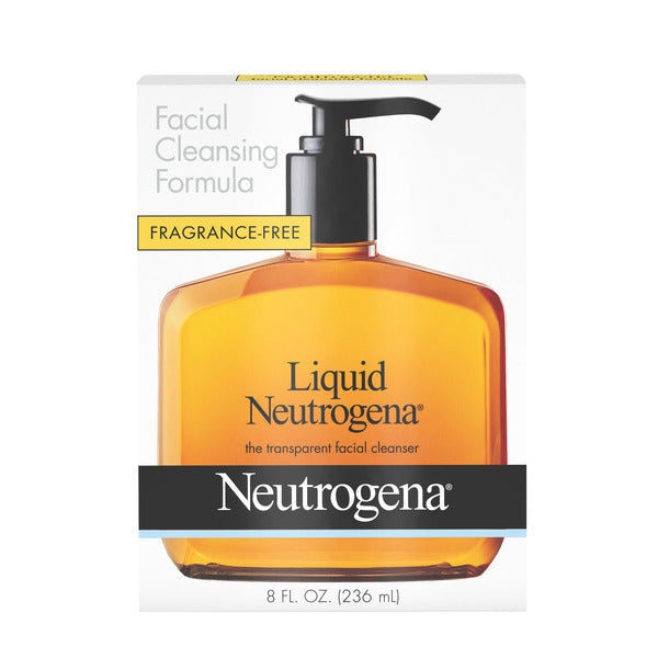 Limpiador Facial Líquido Suave y Sin Fragancia Neutrogena, 8 fl. oz