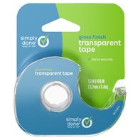 Simply Done Transparent Tape, Gloss Finish