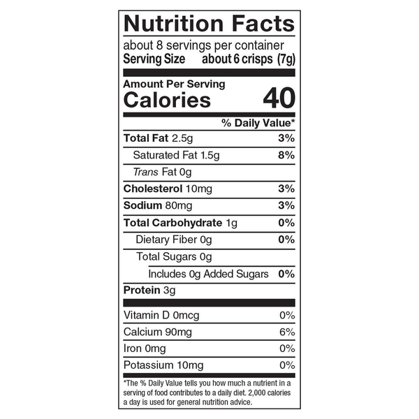 Mrs. Cubbison's Cheddar Crisps